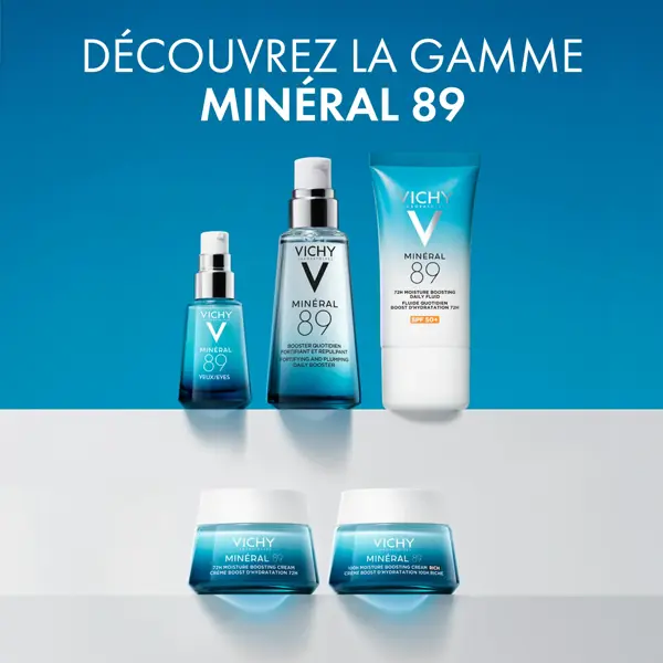 Vichy Mineral 89 Hidratação Intensiva 30ml e Creme Leve Mineral 89 50ml