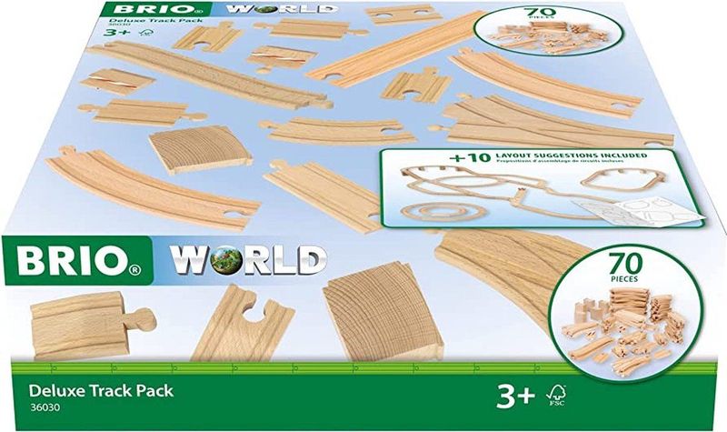 BRIO Deluxe Track Pack Treinrails - 36030 - Treinbaanonderdeel