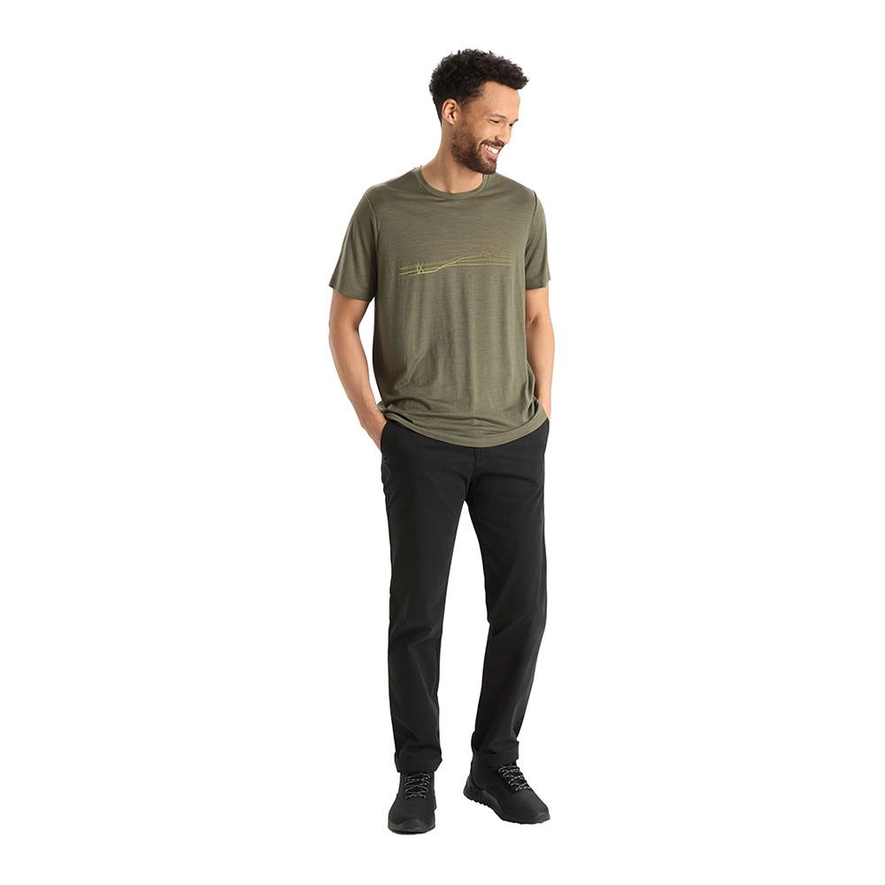 Icebreaker TECH LITE II - Tee-shirt Homme loden