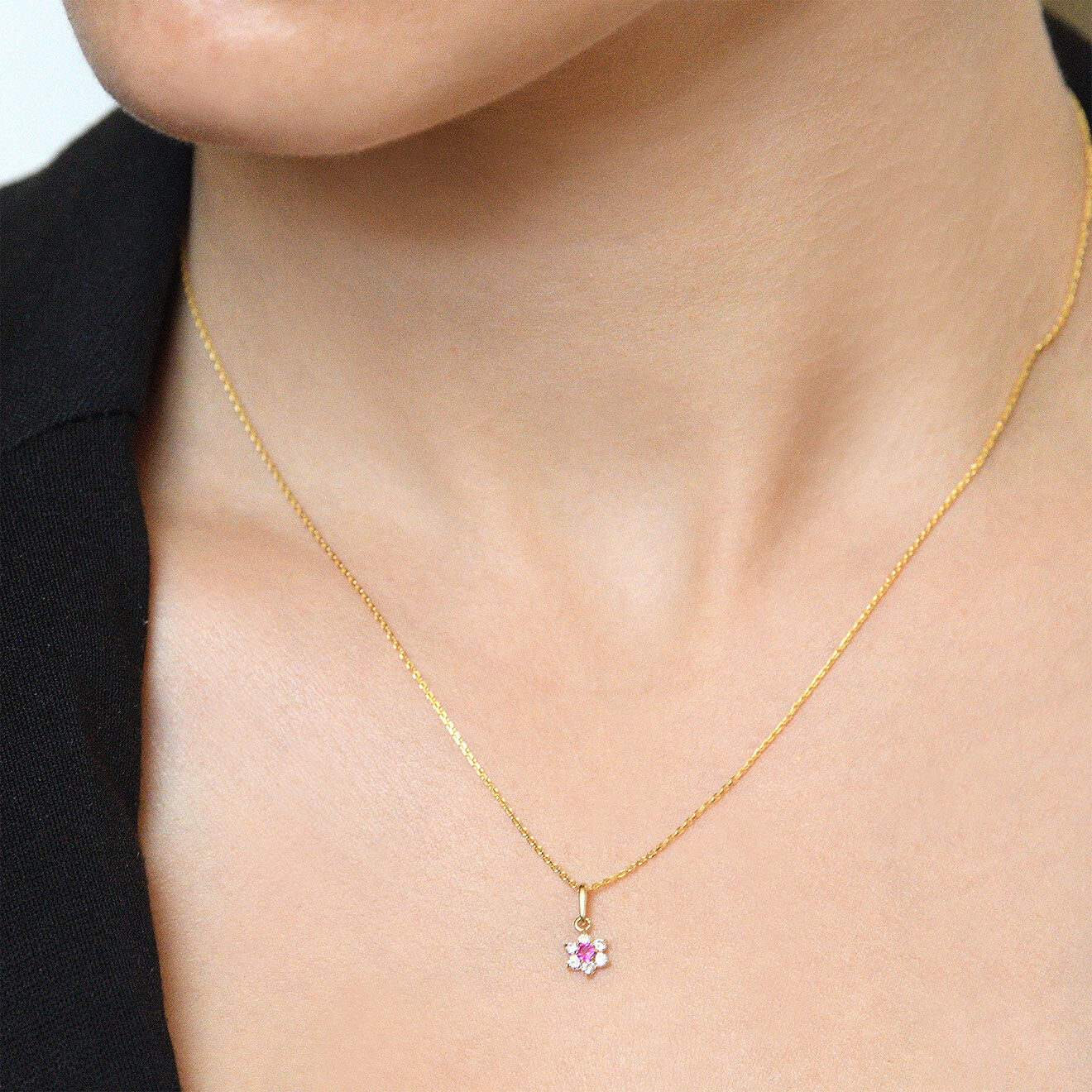 Instant d'Or Pendentif Le Messager Rouge or jaune