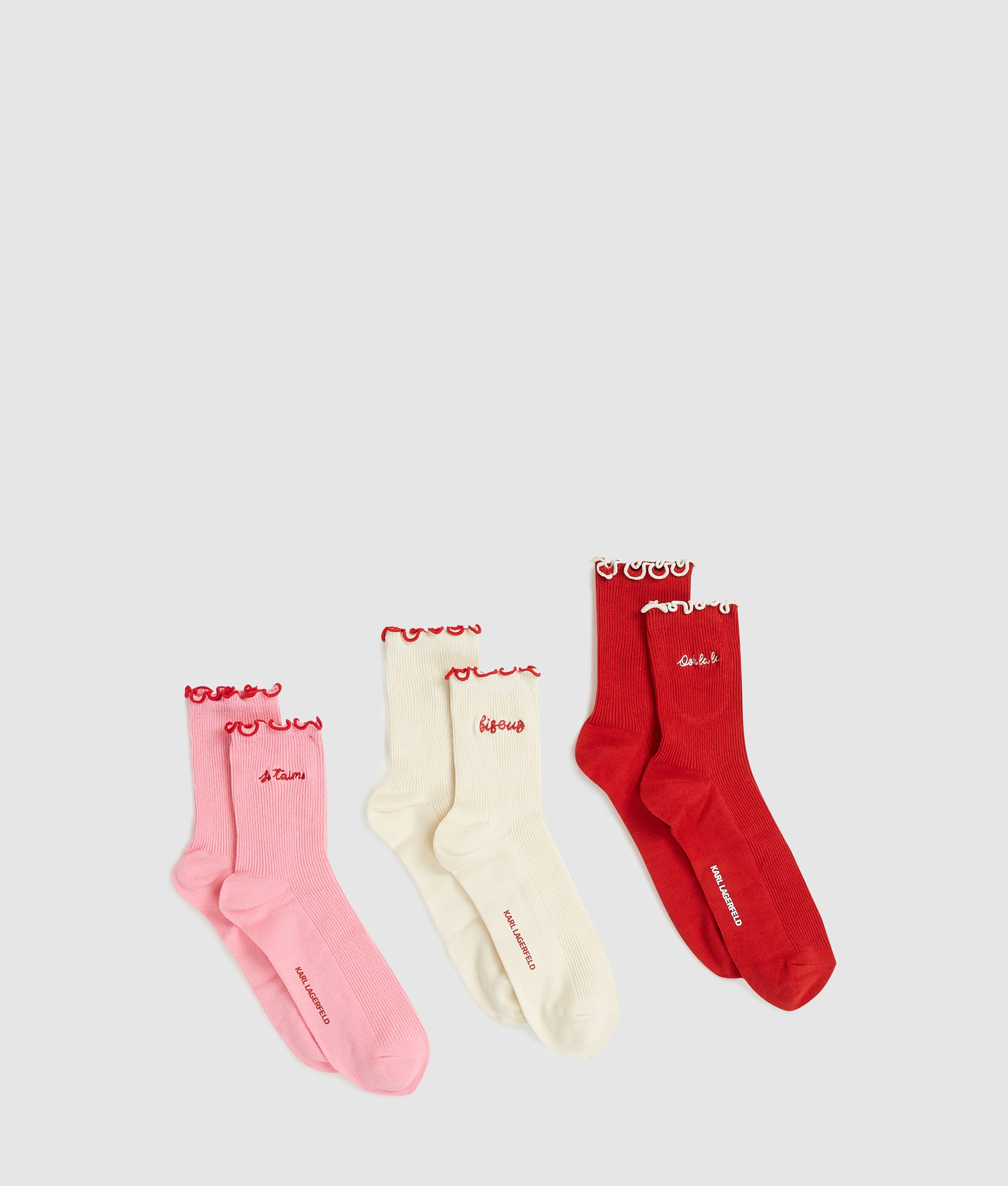 Sokken met lieve woordjes - 3-pack