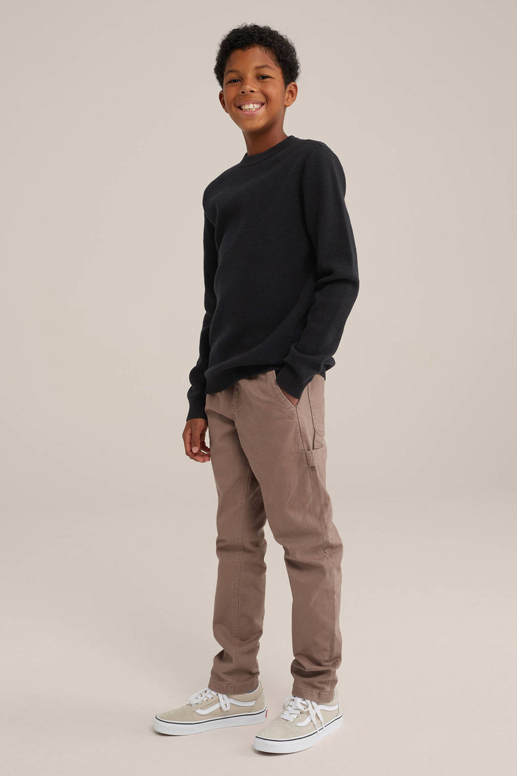 WE Fashion broek zand