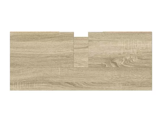 Armoire salle de bain chêne sonoma 80x33x60cm bois d'ingénierie
