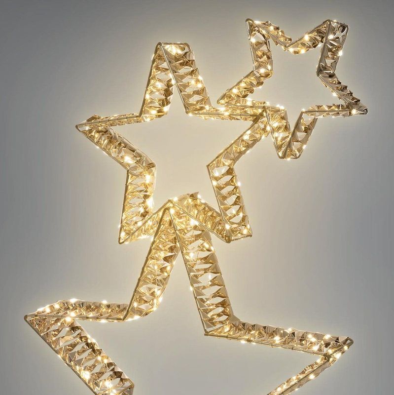 LED Kerstster - 80 cm - Warmwitte LED's - 350 Stuks - Timer - IP44 Spatwaterdicht