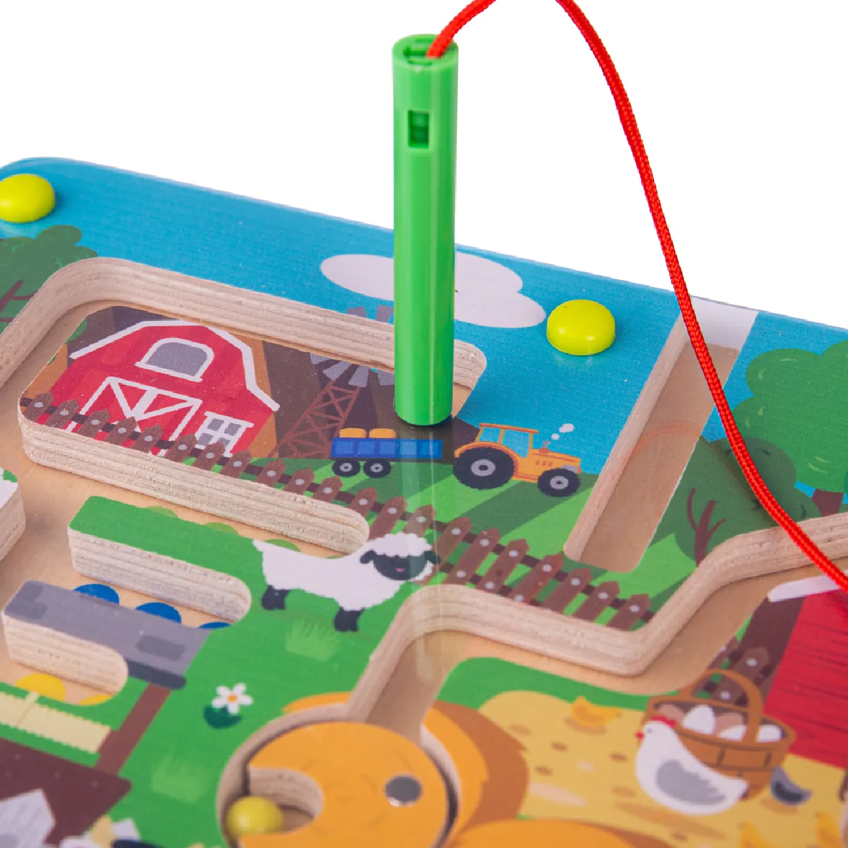 Bigjigs Toys Labyrinthe Basse-Cour - Puzzle