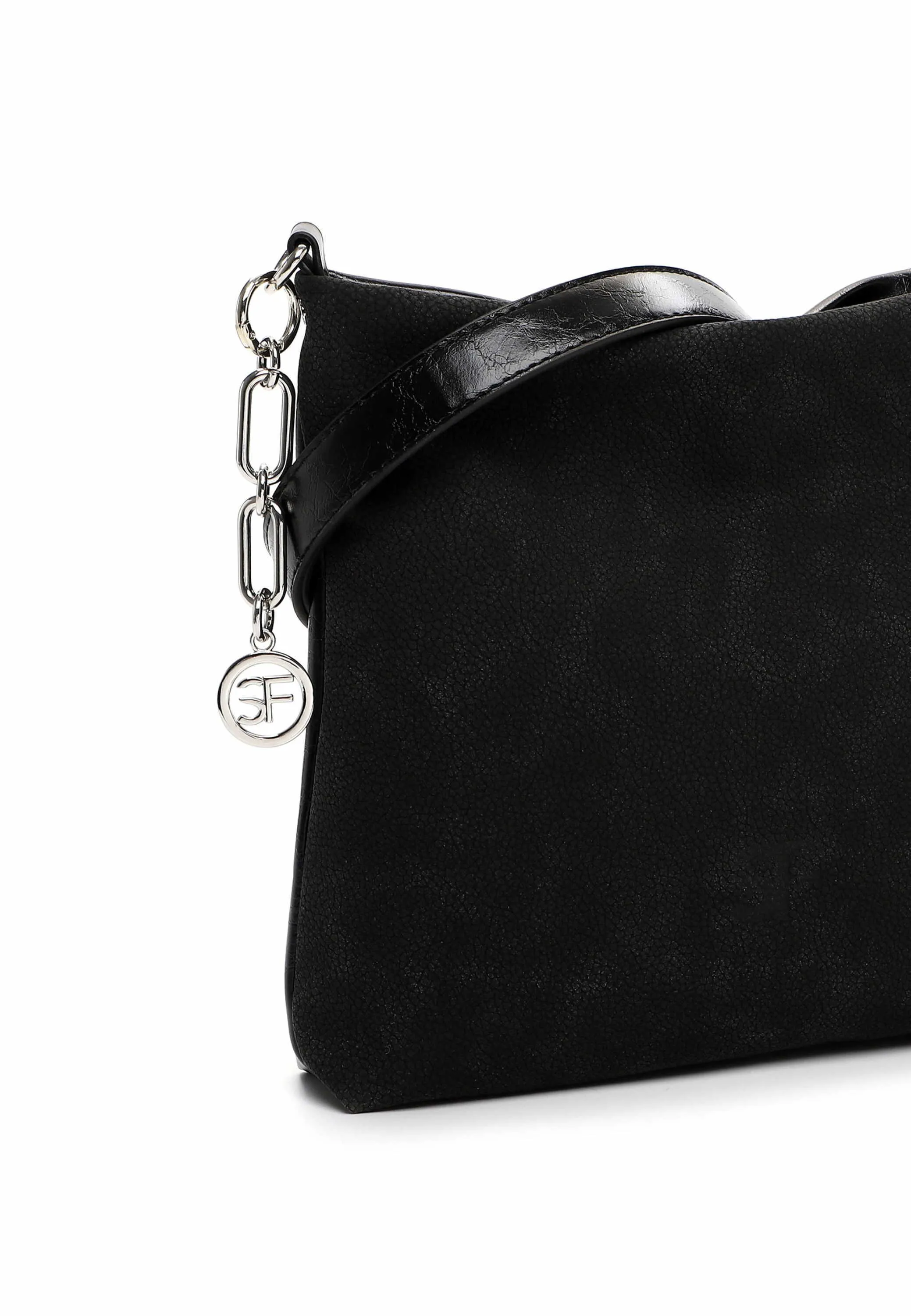 SURI FREY Beuteltasche Schwarz Lederimitat