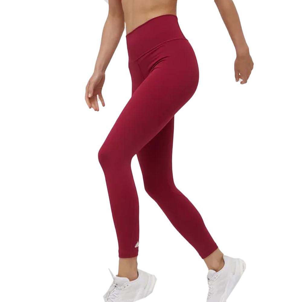 Adidas Legging Bordeaux Femme Adidas Optime 7/8