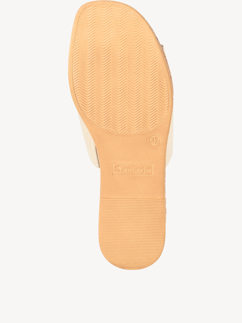 Leren Slipper - metallic