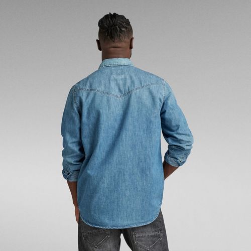 G-Star Raw - D23006 D303 DAKOTA SHIRT-B890 FADED CADET BLUE Azul