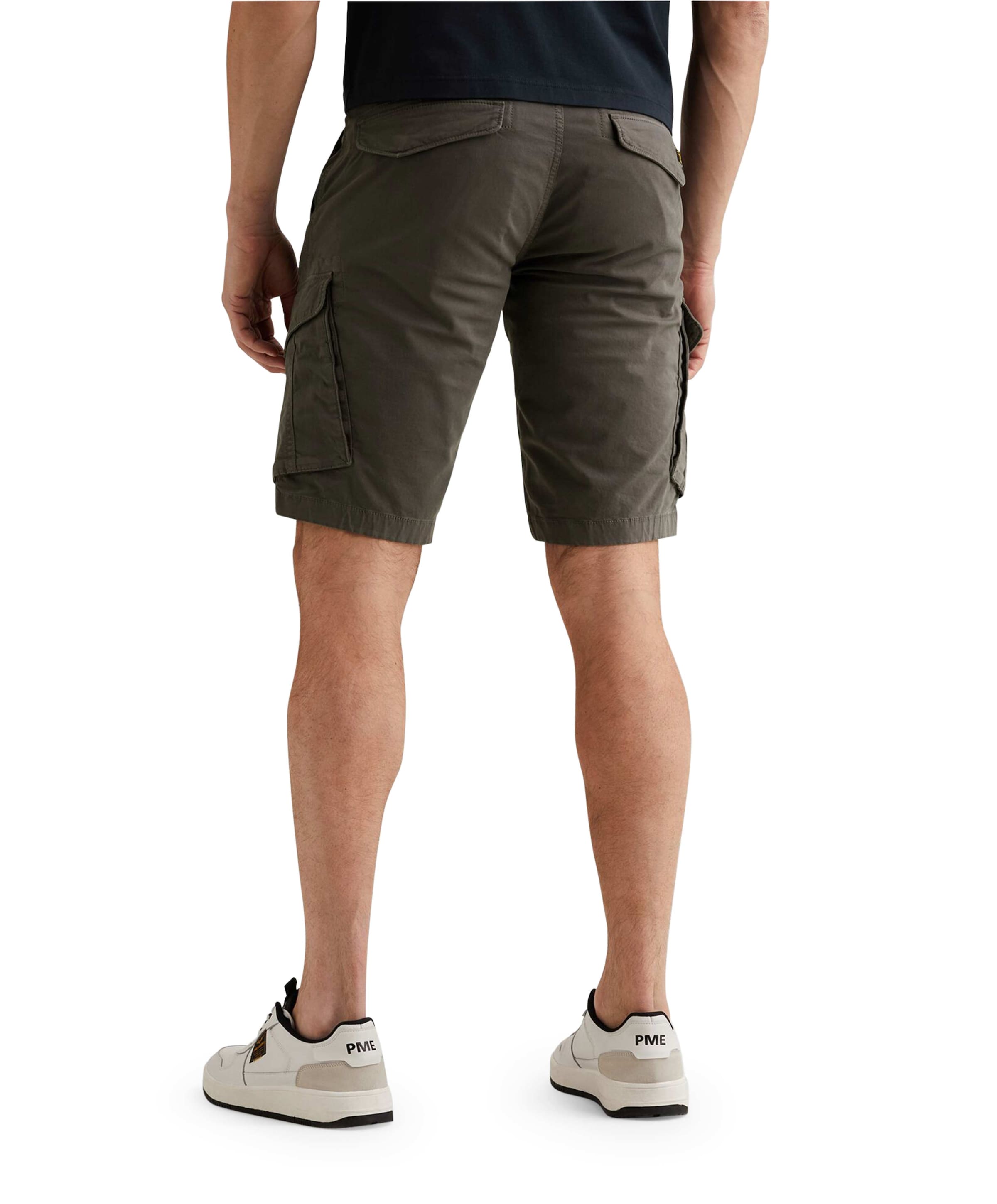PME Legend NORDROP CARGO SHORTS STRETCH TWILL heren korte broek grijs