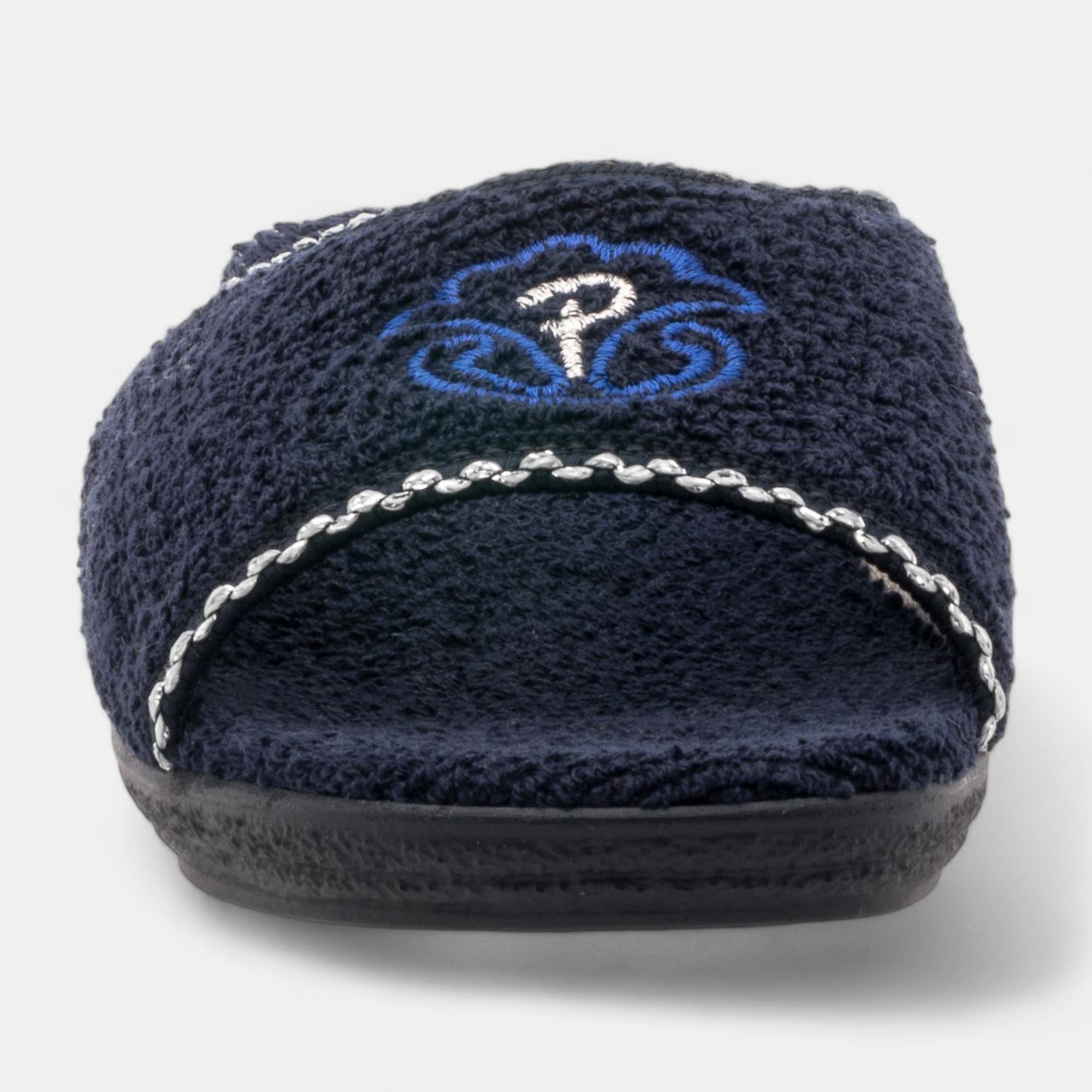 Pantoufles mules Femme bleu marine