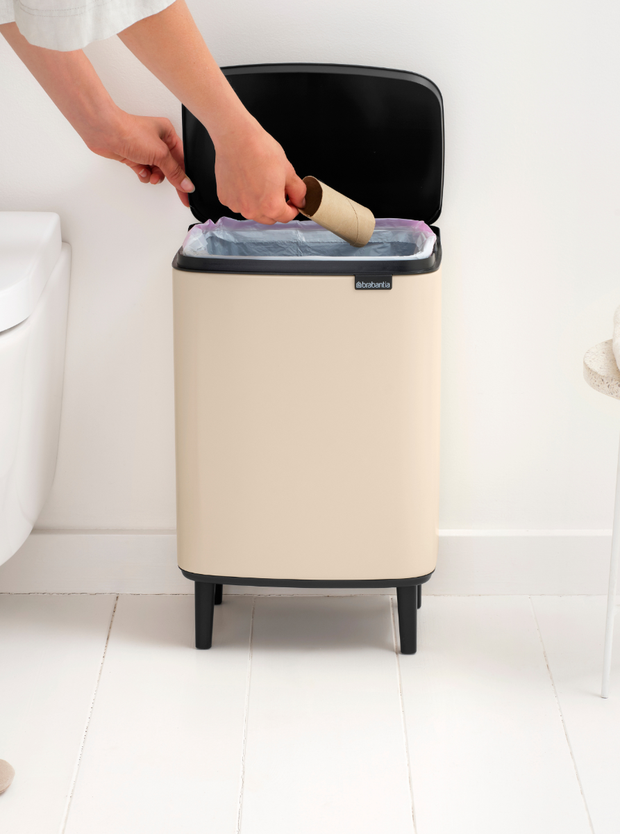 Bo Hi afvalemmer, 12L - Soft Beige