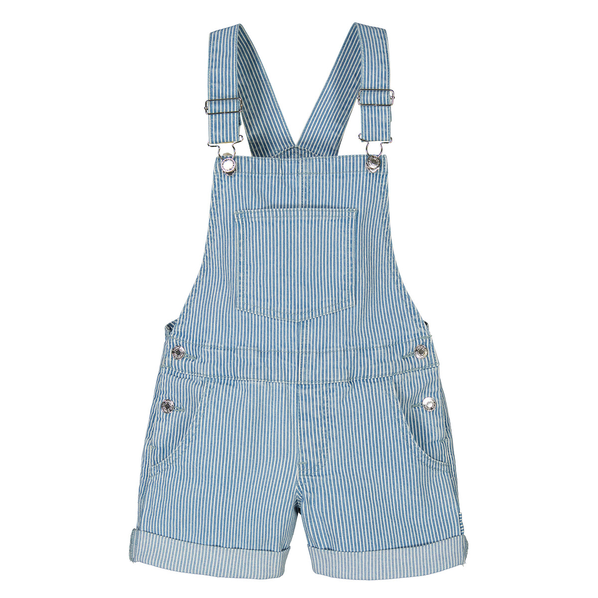 COLEÇÕES LA REDOUTE<br>Gestreepte korte dungarette