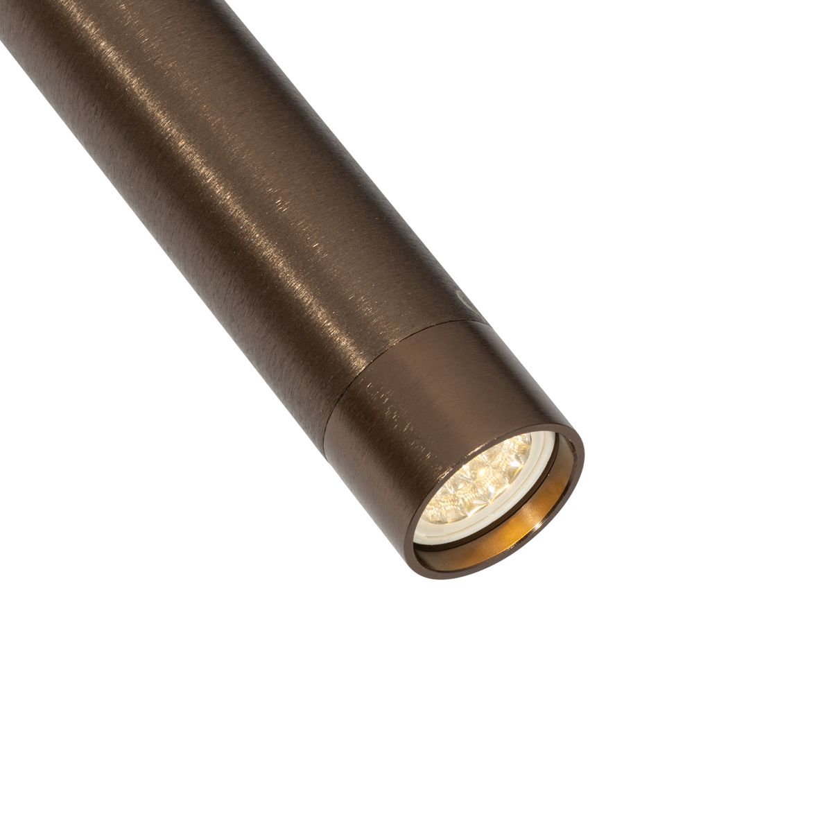 Moderne spot donker brons voor railsysteem 1-fase - Slimline Uzzy