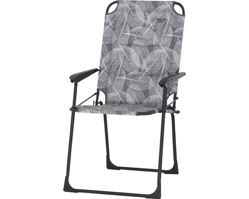 Siena Garden RPET kampeerstoel, 45x45x101 cm, antraciet