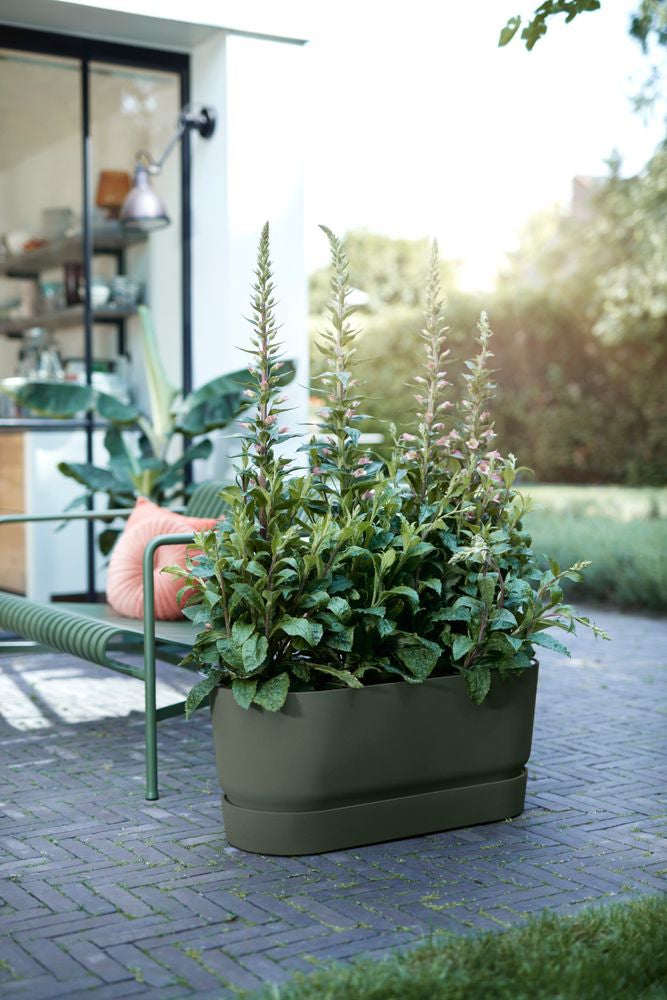Elho plantenbak Greenville groen 78 x 35 x 33,5 cm