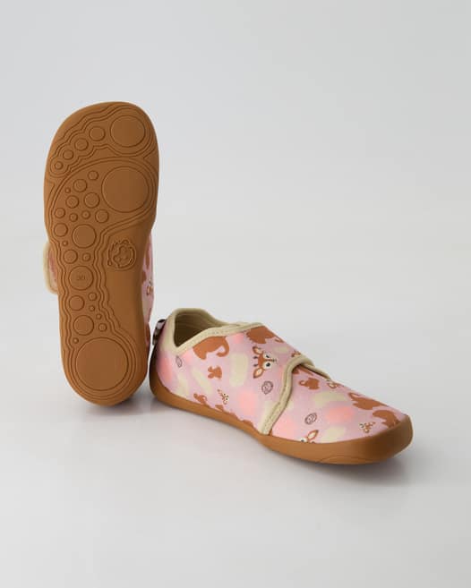 Affenzahn Movy Deer Hausschuhe in Rosa