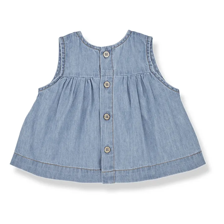 1+ in the family Top Chiara Denim | Bleu jean
