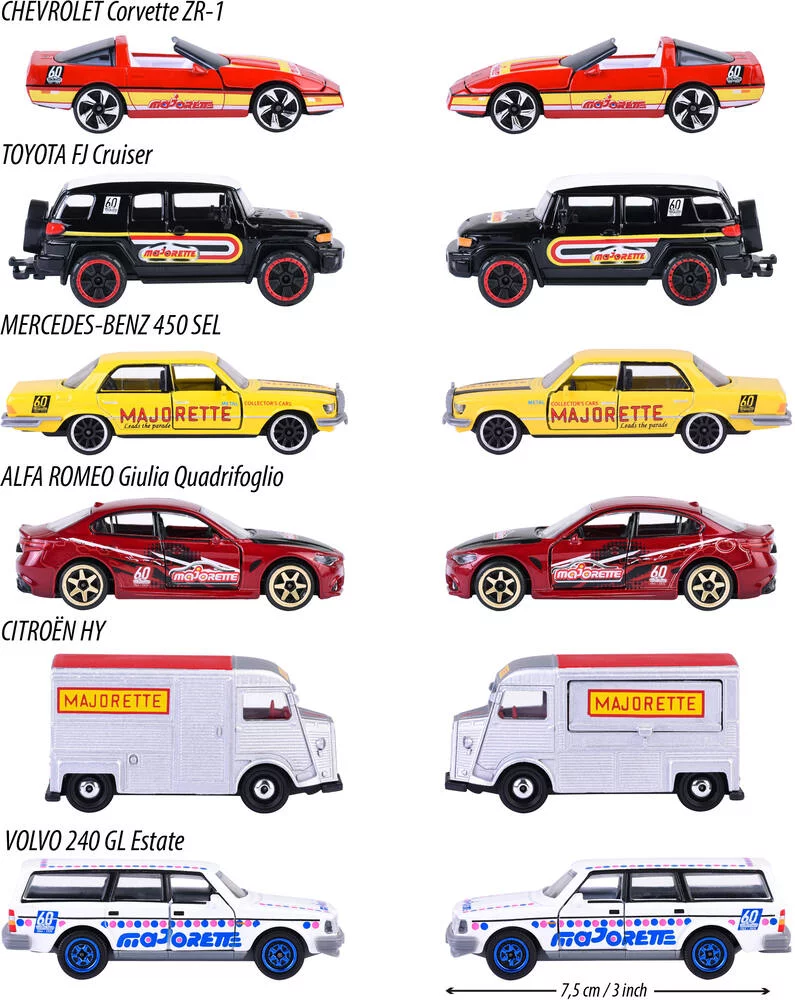 MAJORETTE ANNIVERSAIRE 1 VEHICULE