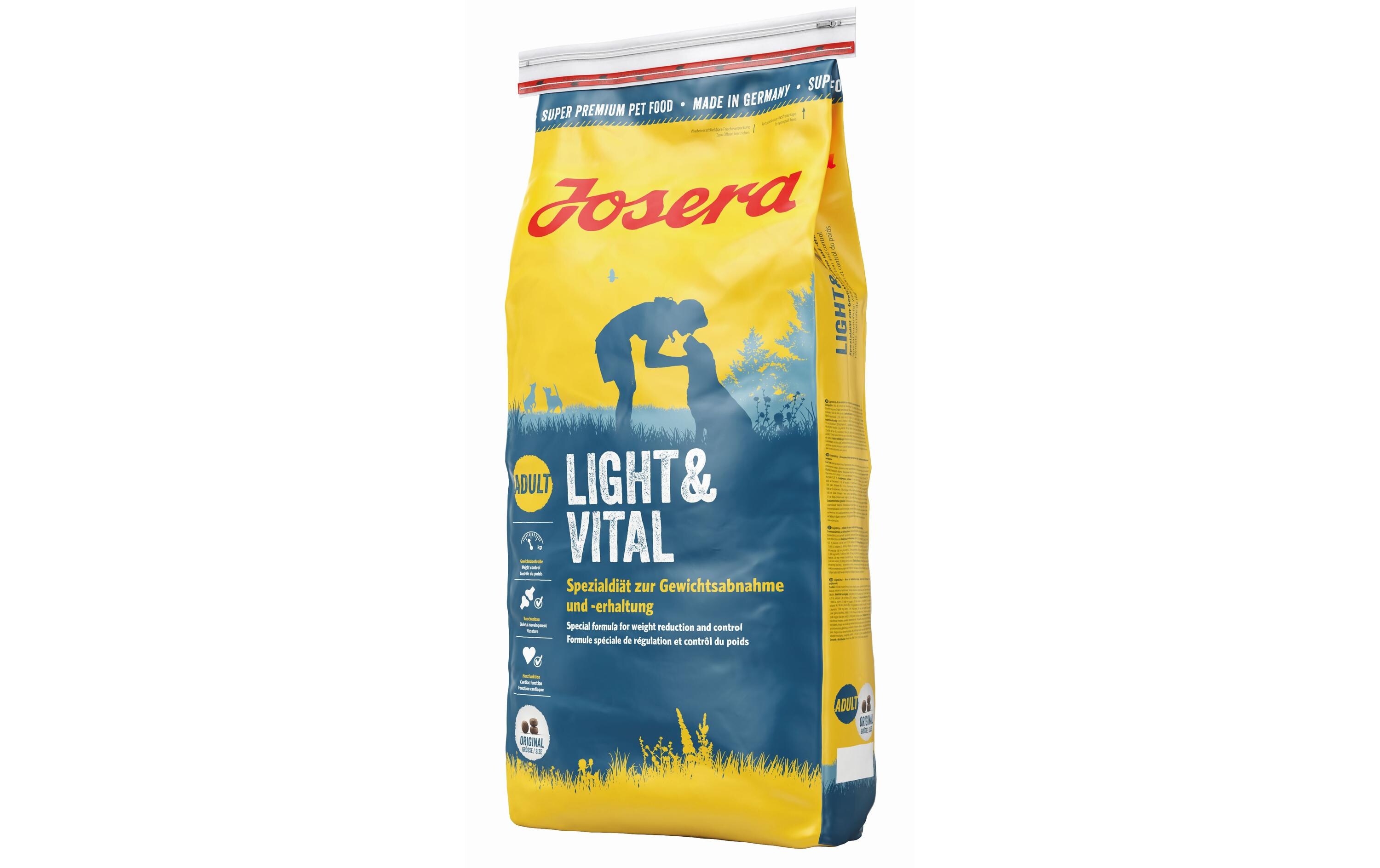 Trockenfutter Adult Light & Vital, 12.5 kgDiätalleinfuttermittel für ausgewachsene Hunde zur Verringerung des Übergewichts