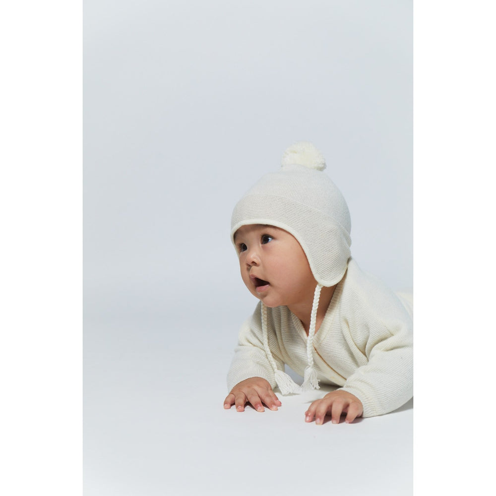 Køb COPENHAGEN COLORS Creme Cashmere Baby Bonnet Hue