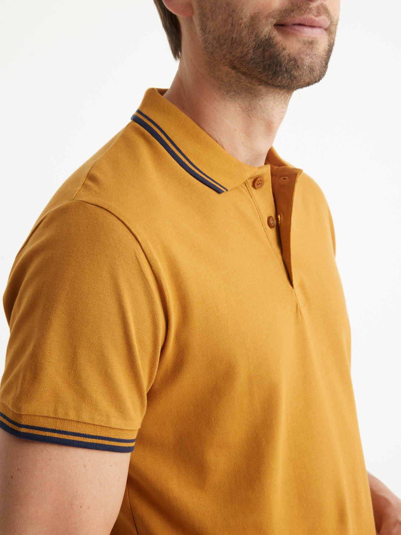 Polo manches courtes maille piquée