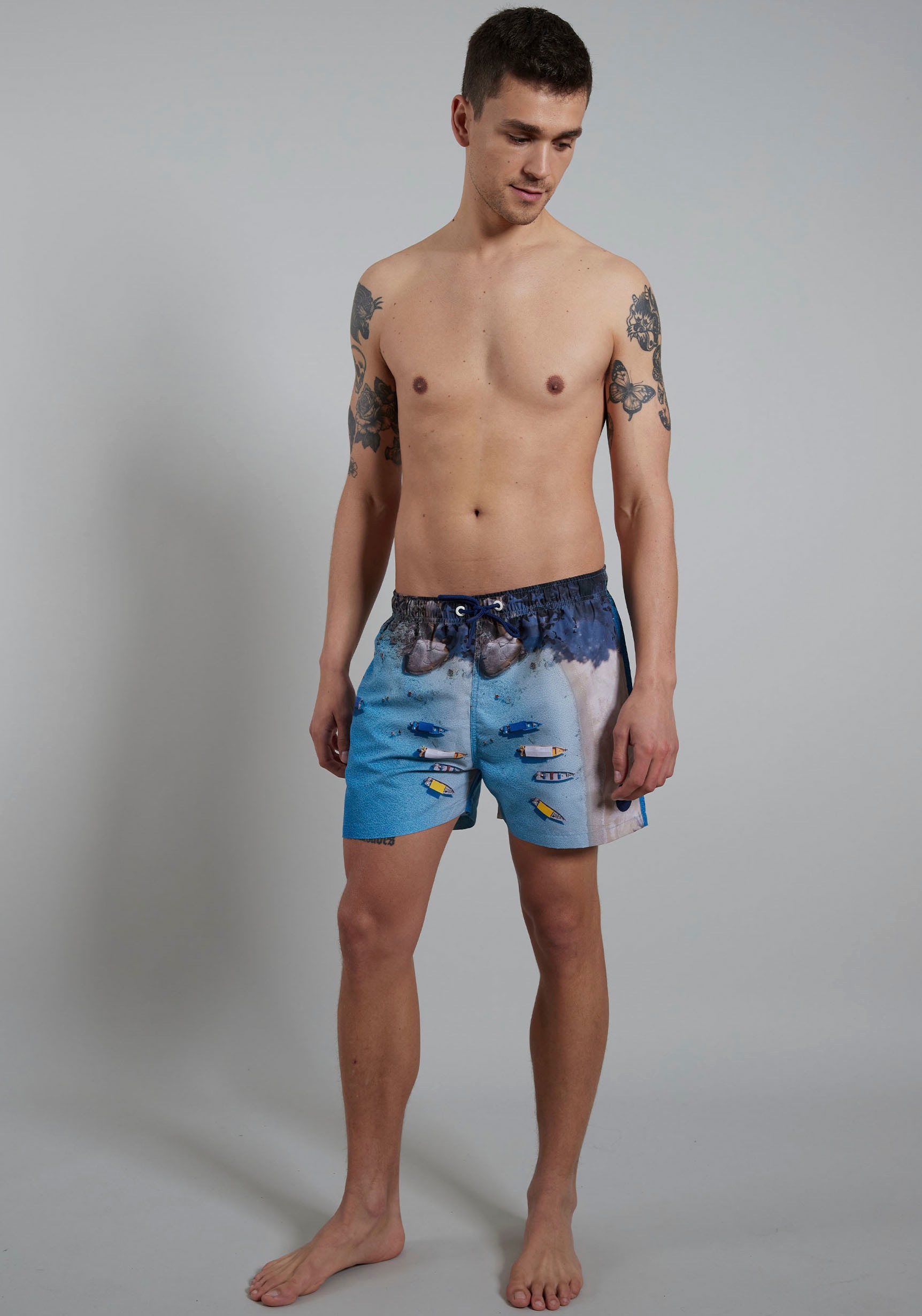 CECEBA Badeshorts , mit tollem Print für warme Sommertage, bequem, schnelltrocknend