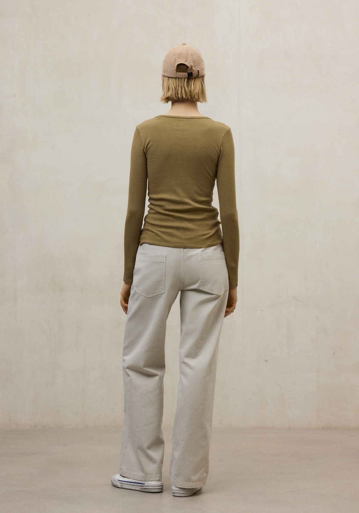 Ecoalf Longsleeve T-Shirt Sines Biscotti
