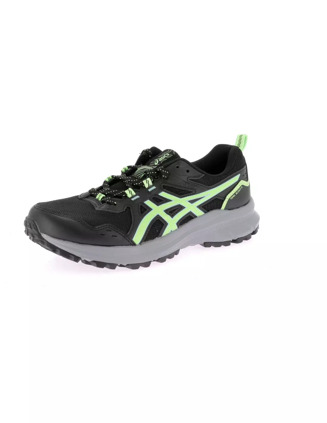 ASICS TRAIL SCOUT 3 - Baskets BLACKVERT