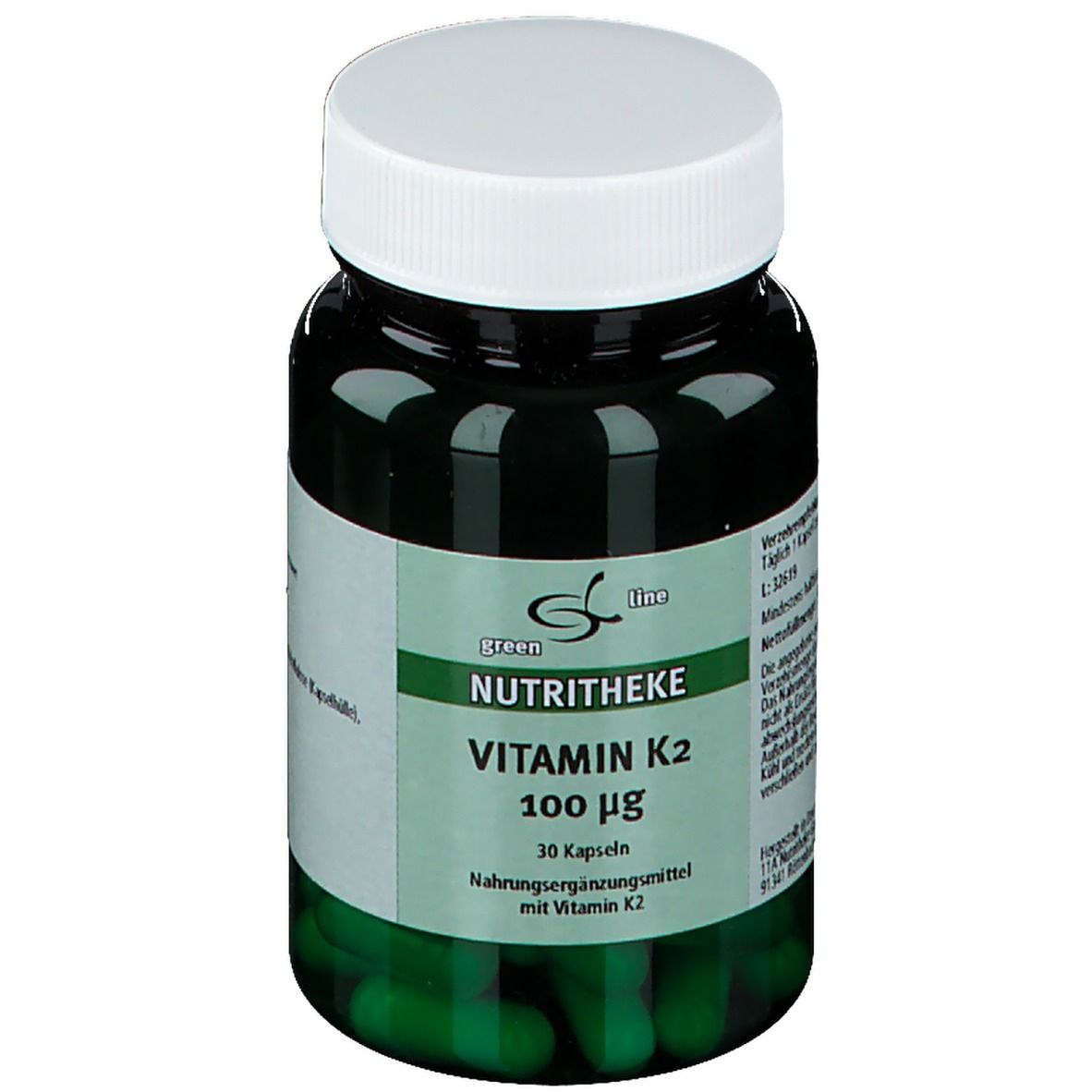 green line NUTRITHEKE Vitamin K2 100 µg