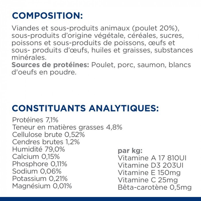 HILL'S Prescription Diet k/d Kidney Care Early Stage en Sachets au Poulet - Pâtée pour chat