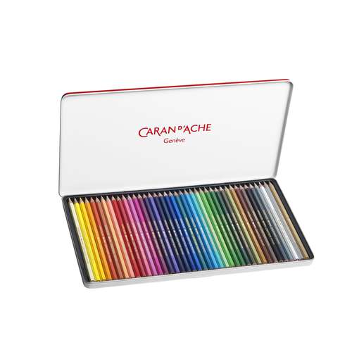CARAN D'ACHE® SWISSCOLOR Aquarellstifte, Metall-Etuis