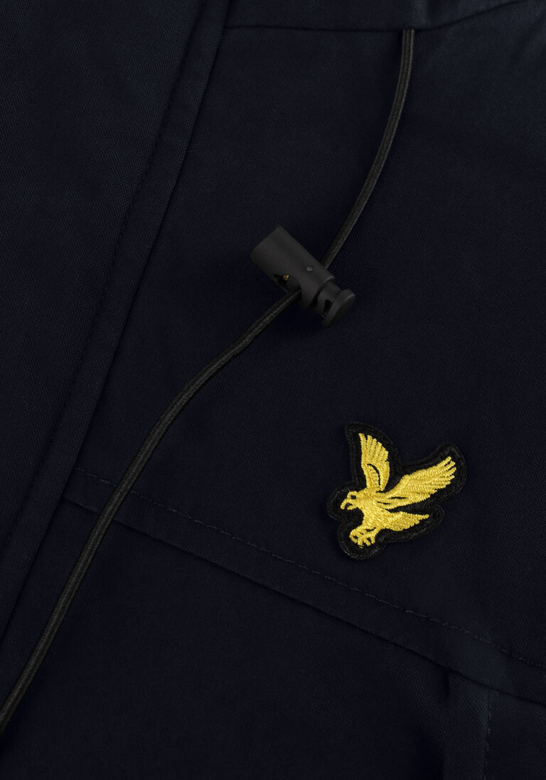 LYLE & SCOTT donkerblauwe lyle & scott  microfleece parka 2.0