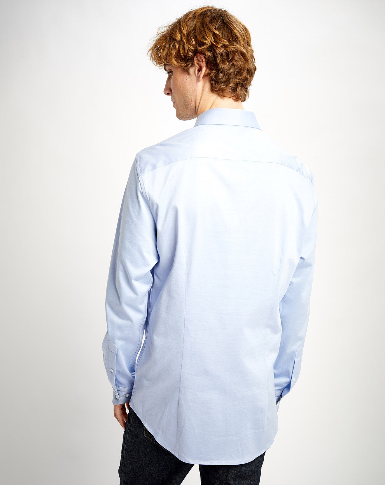 Tommy Hilfiger Chemise slim en Jersey Solid bleu lavande