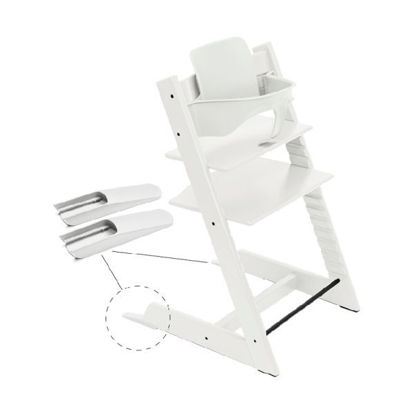 Stokke® Tripp Trapp® Kinderstoel incl. Baby Set - Newborn Set - Tray - Grijs