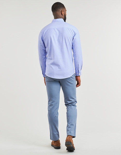 Jack & Jones - JJEOXFORD SHIRT LS - Bleu