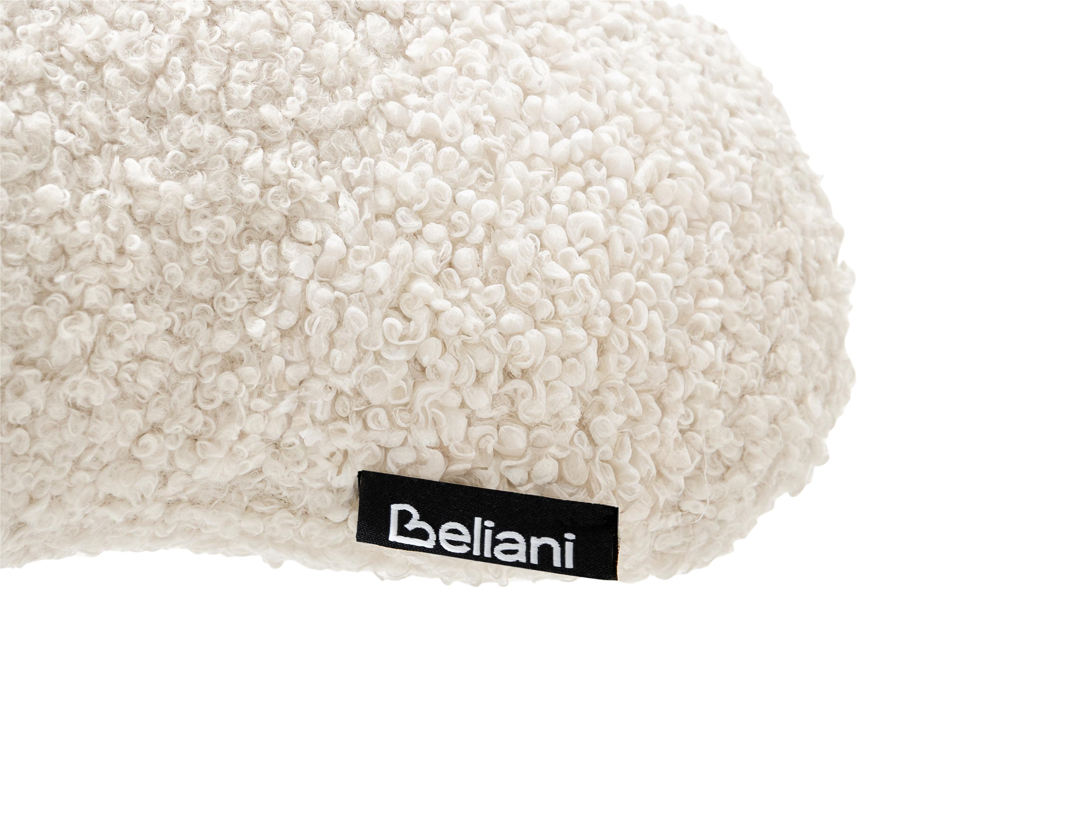 Set van 3 sierkussens WINTERLAND Bouclé 30 x 35 cm 45 x 25 cm Lichtbeige kerstmotief