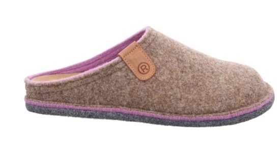 Rohde Pantoffel »LUCCA«  Clog, Hausschuh, Homeslipper in melierter Optik