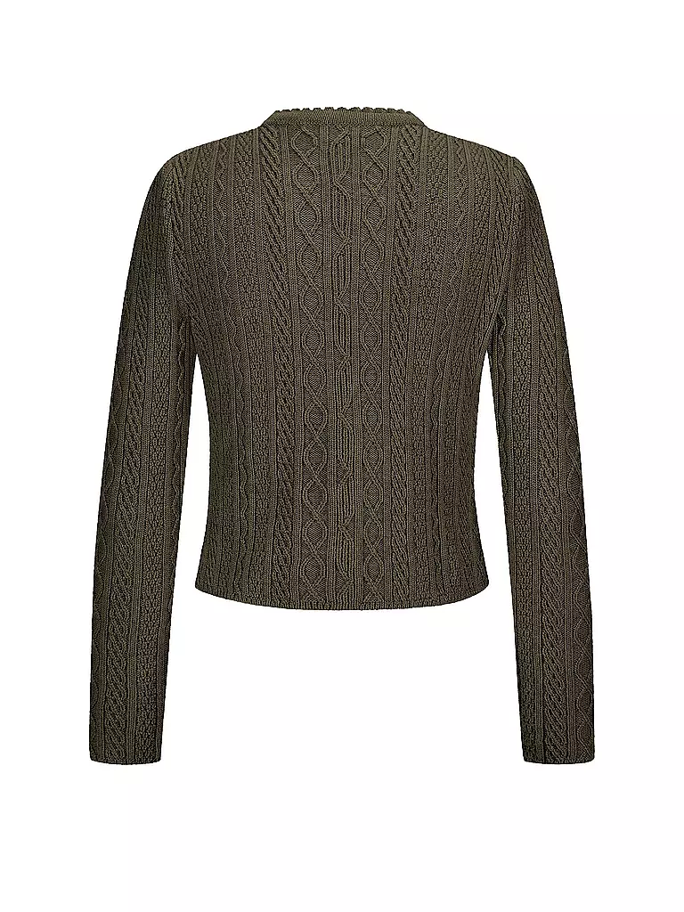 GOTTSEIDANK Trachten Strickjacke SOPHIA olive