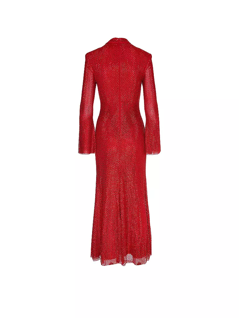 SELF-PORTRAIT Maxikleid rot