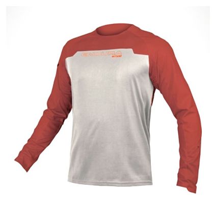 Maillot Manches Longues Homme Endura MT500 Burner Gris/Rouge