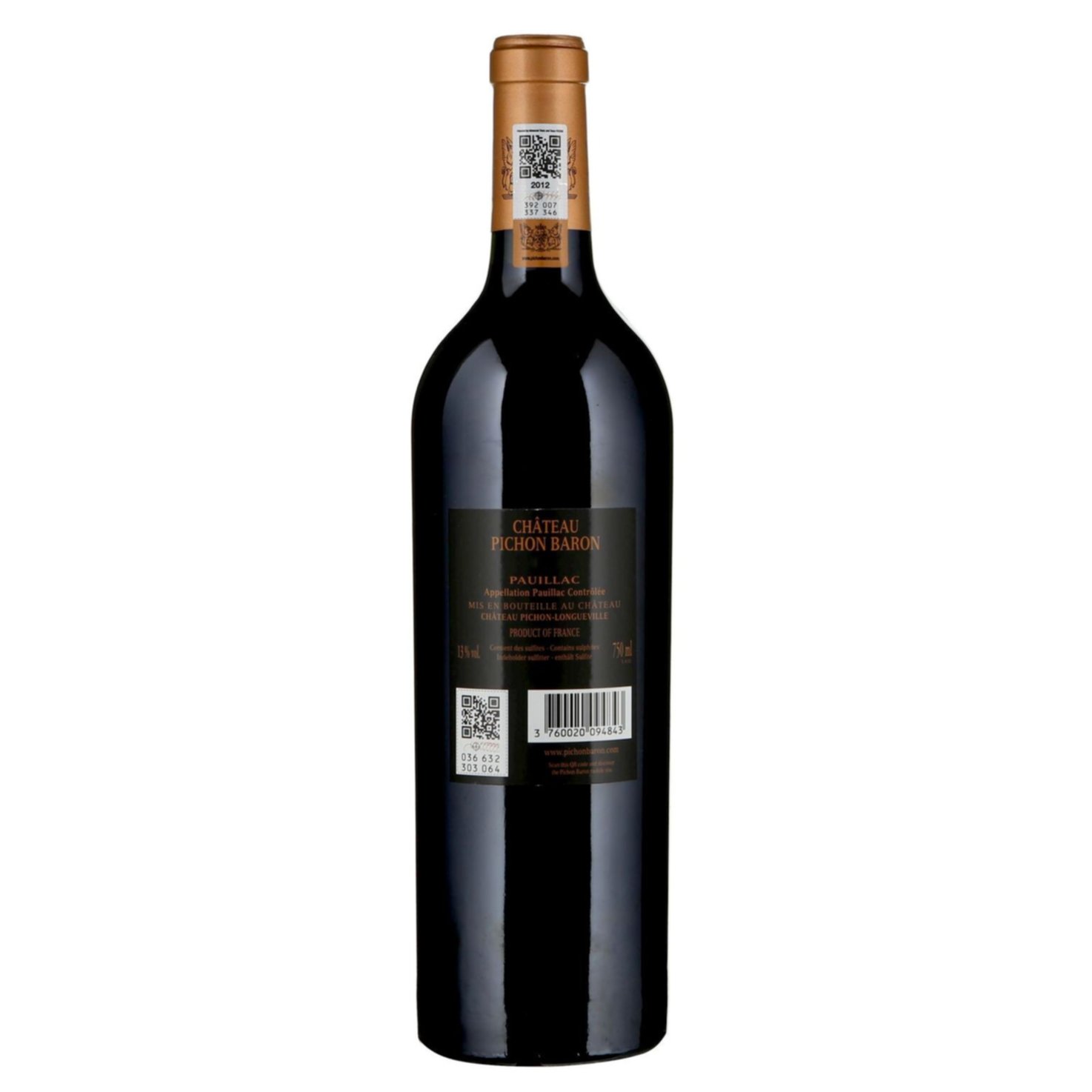 Château Pichon-Baron Pauillac AC 2ème Cru Classé -75cl