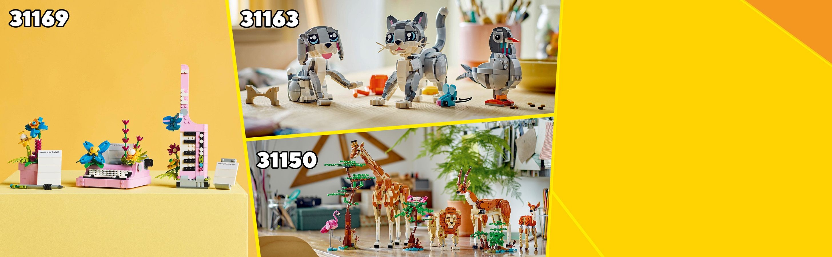 LEGO - LEGO Creator - Vilde dyr: Pandafamilie (31165)
