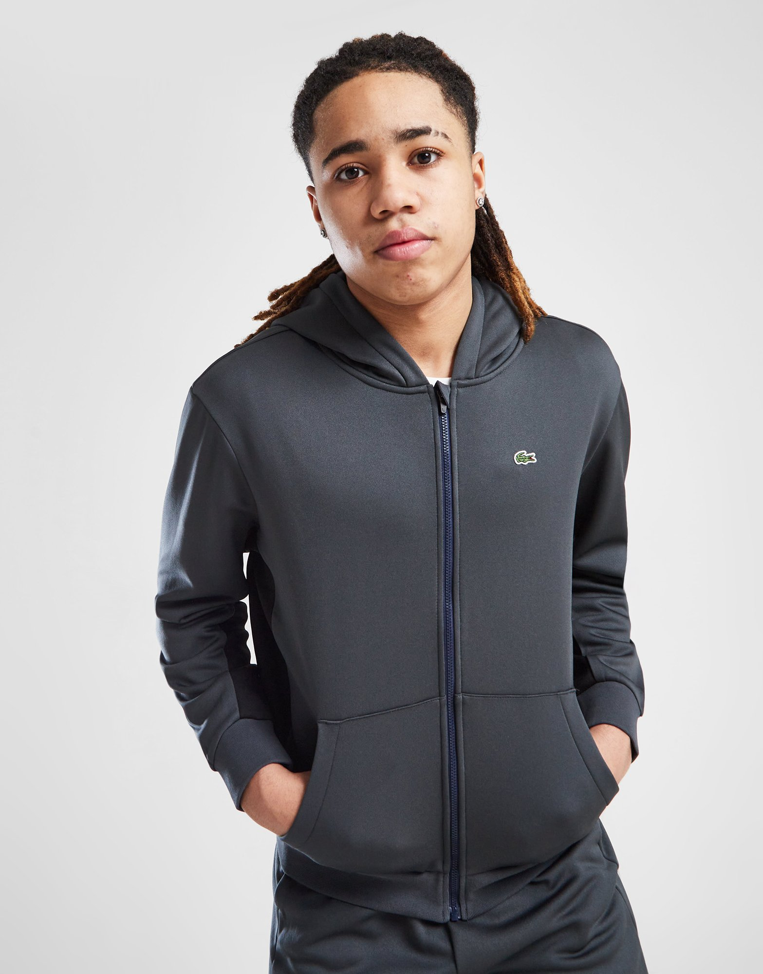 Lacoste Sweat à Capuche Zippé Colour Block Junior