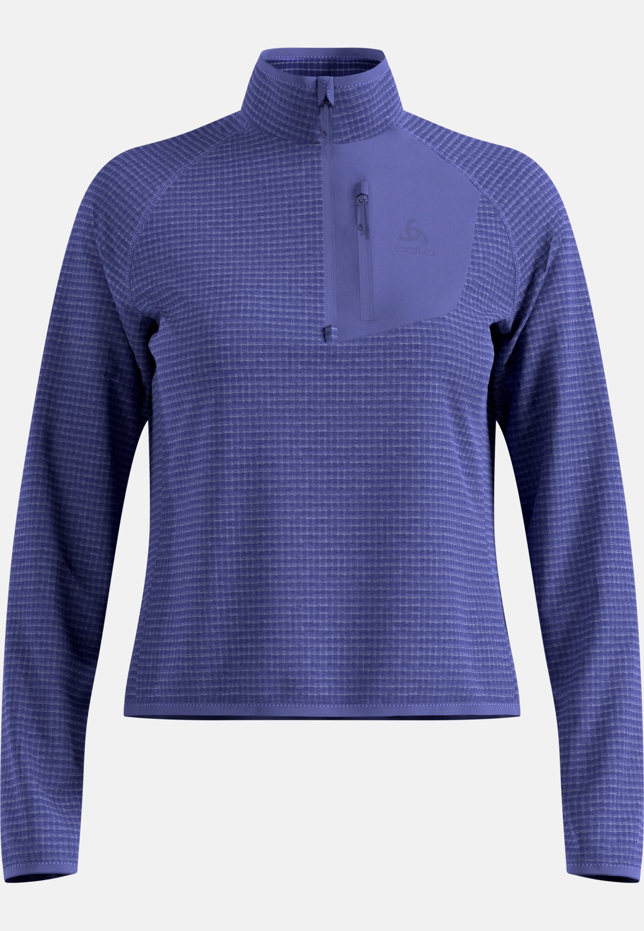 Ascent Mid Layer mit Halbreissverschluss in Skipper Blue