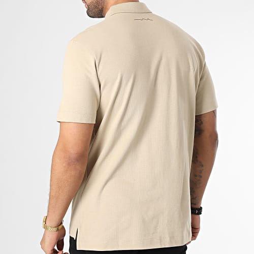 Polo Manches Courtes Required Beige