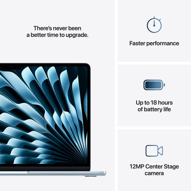 MacBook Air 13 M4 16/256GB (Himmelblå)