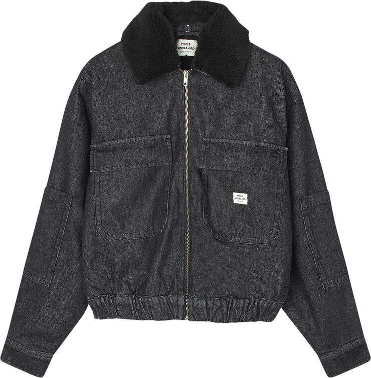 Mads Nørgaard - Copenhagen Dark Denim Sunny Jacket Sort