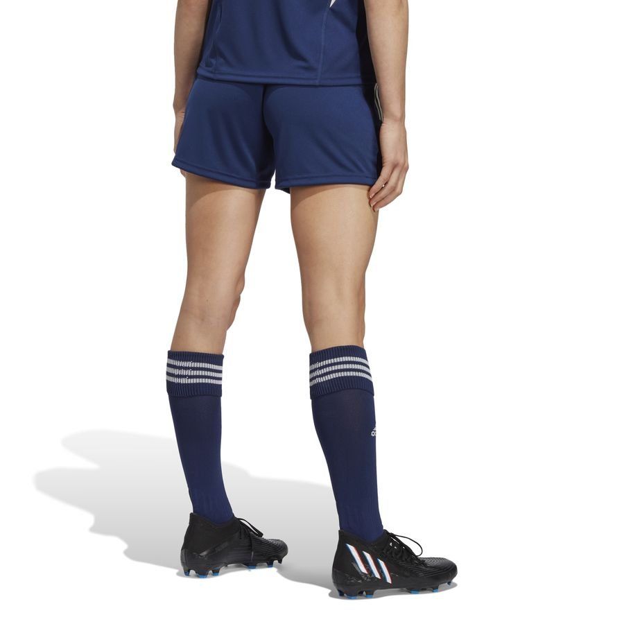 Italie Short d'Entraînement Tiro 23 - Bleu Marine/Blanc Femme