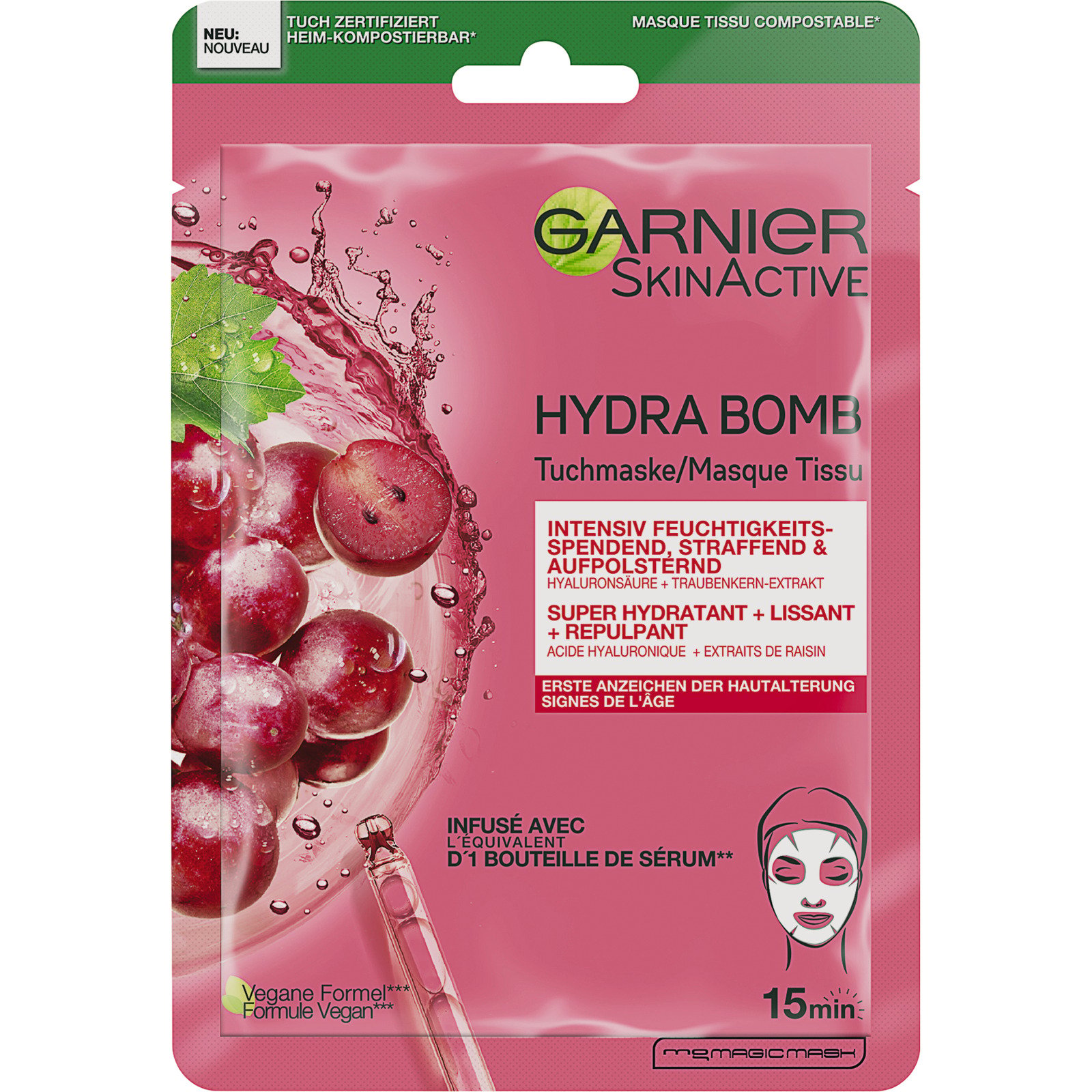 Garnier Tuchmaske Hydra Bomb 1 Stück